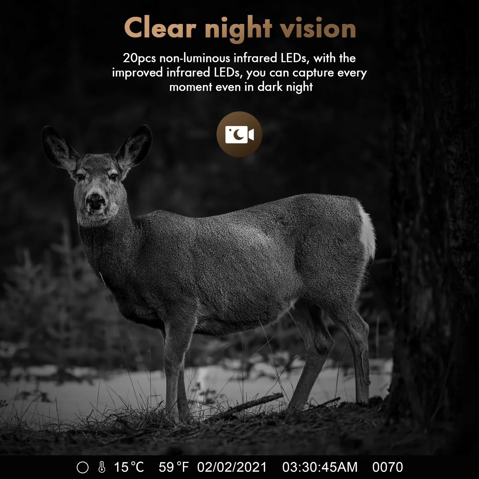 Rechargeable Battery Trail Waterproof Built-in Trigger CAMPARK Activated 120°Wide Camera Angle 0.1s 24MP Camera IP66 Motion Speed Vision with Cam Night 2500mAh Lithium Game 1080P Hunting Solar
