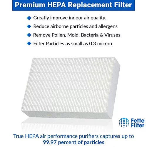 Filter of HRF-R1 6) HRF-R2 Honeywell Filter R HRF-R3 Replacement with (Pack True HEPA Pack Compatible