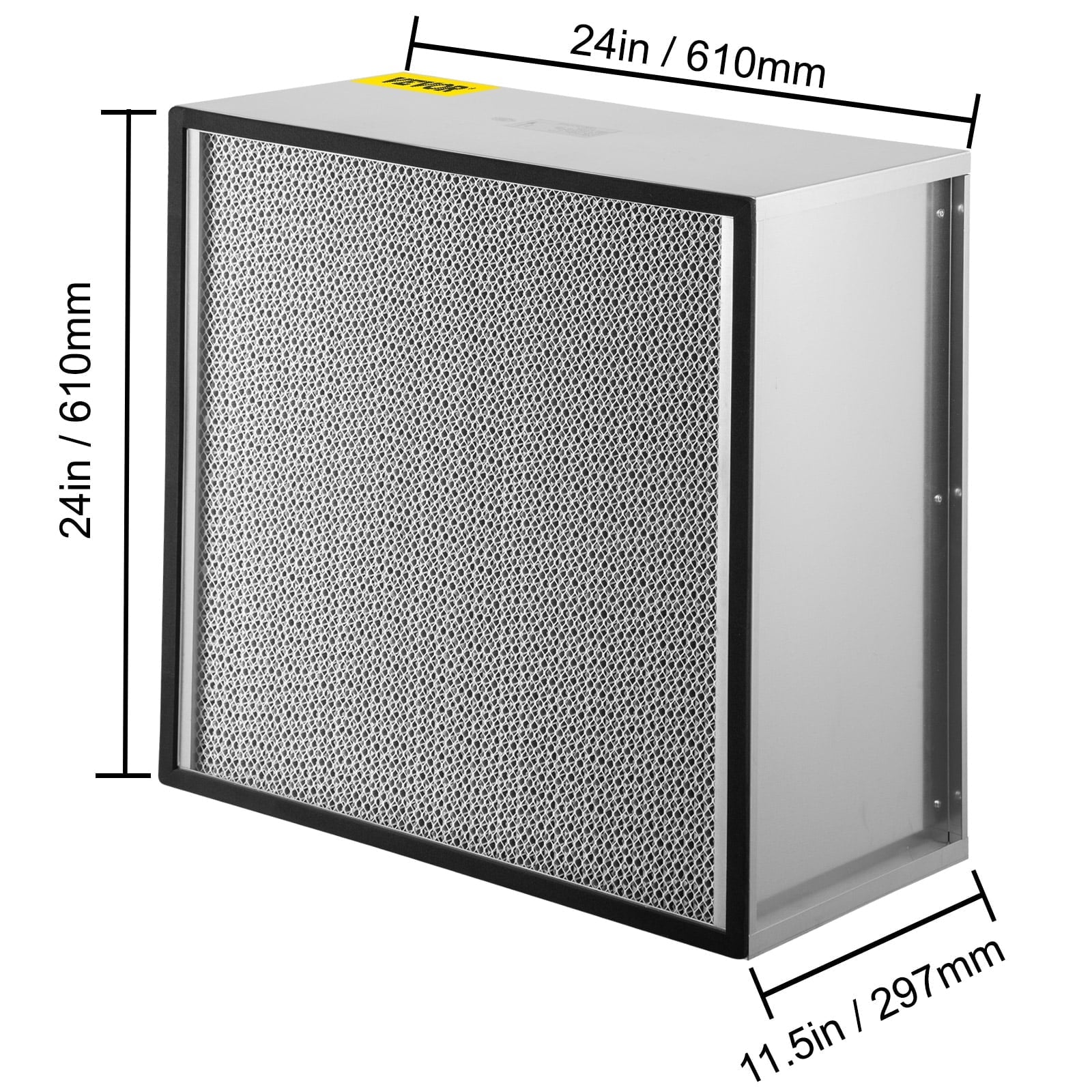 Filter, Standard with Air Filter Compatible Replacement Frame, Pleated Filter 99.97% Bentism Durable AC Replacement, HEPA Galvanized True Filter Air 24''x24''x11.5'' Filter,
