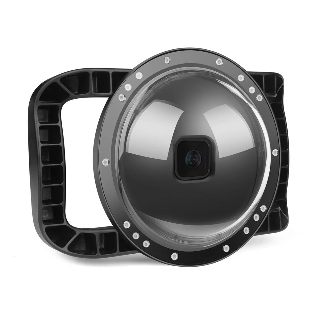 Port,Camera Case Eryue Dome 180° Mashem Handle Camera Waterproof Case Case Handle Port 180° 9 10 Dual Port 45m 45m Wide Camera Waterproof Dual Port Camera Ive Case SHOOT 9