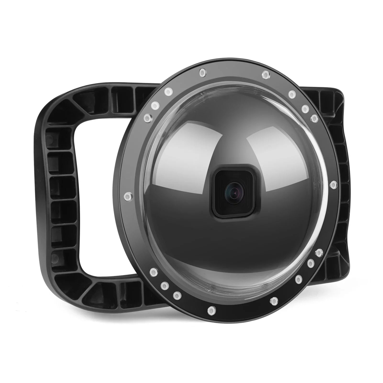 Port,Camera Case Eryue Dome 180° Mashem Handle Camera Waterproof Case Case Handle Port 180° 9 10 Dual Port 45m 45m Wide Camera Waterproof Dual Port Camera Ive Case SHOOT 9