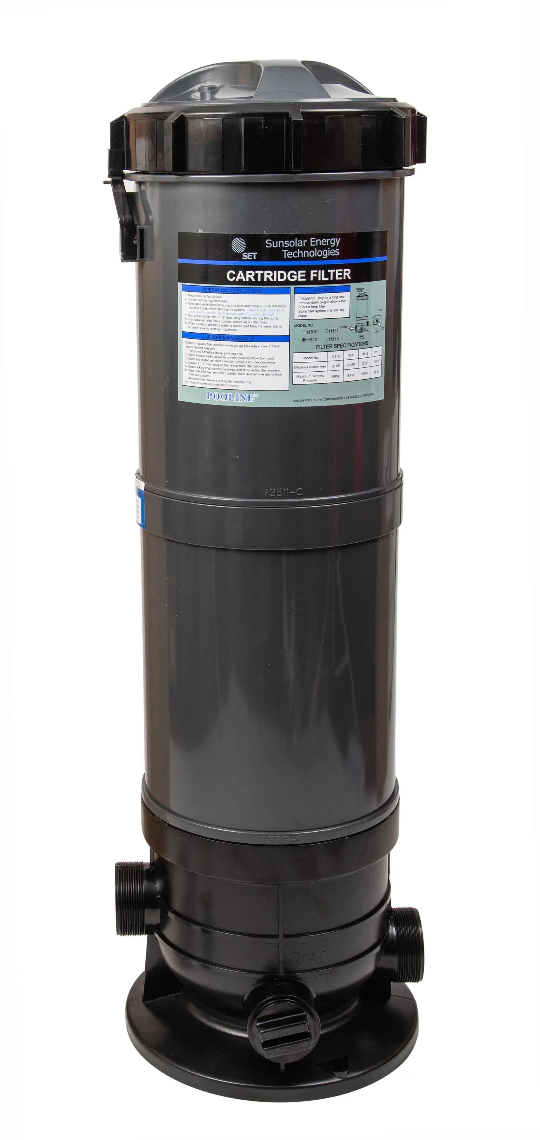 for with 90SF Pools Filter Swimming Gauge Cartridge Pressure System