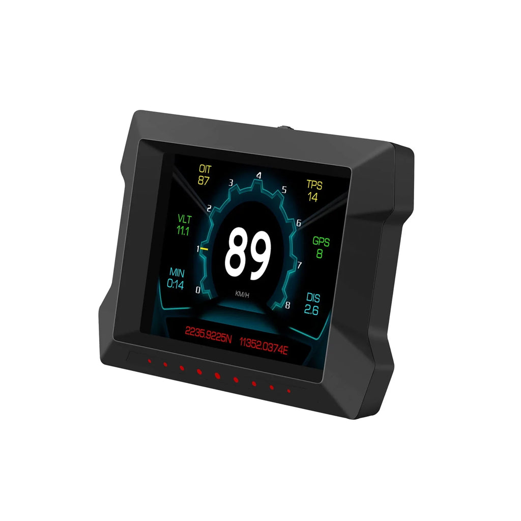 HUD for Overspeed Car Universal Vehicles Driving Digital Computer and Slope Multi-Functions Diagnostic Computer All Speedometer P22 Meter OBDⅡ Gauge, Trip Car