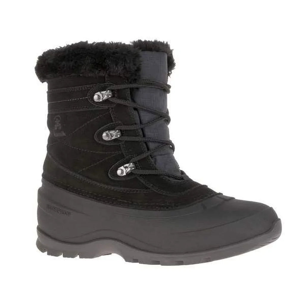 Women's The Boot Kamik 5 BLACK WK2175-BLK - Snovalley Black Winter