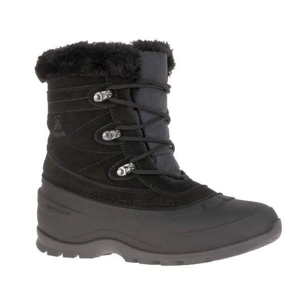 Women's The Boot Kamik 5 BLACK WK2175-BLK - Snovalley Black Winter