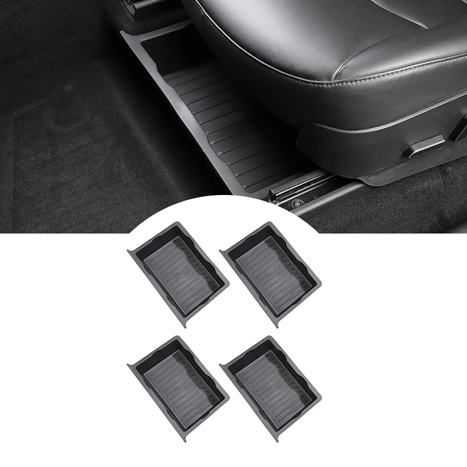 Tray for Box Model Storage Underseat Y Tray Hidden Durable Organizer under Seat