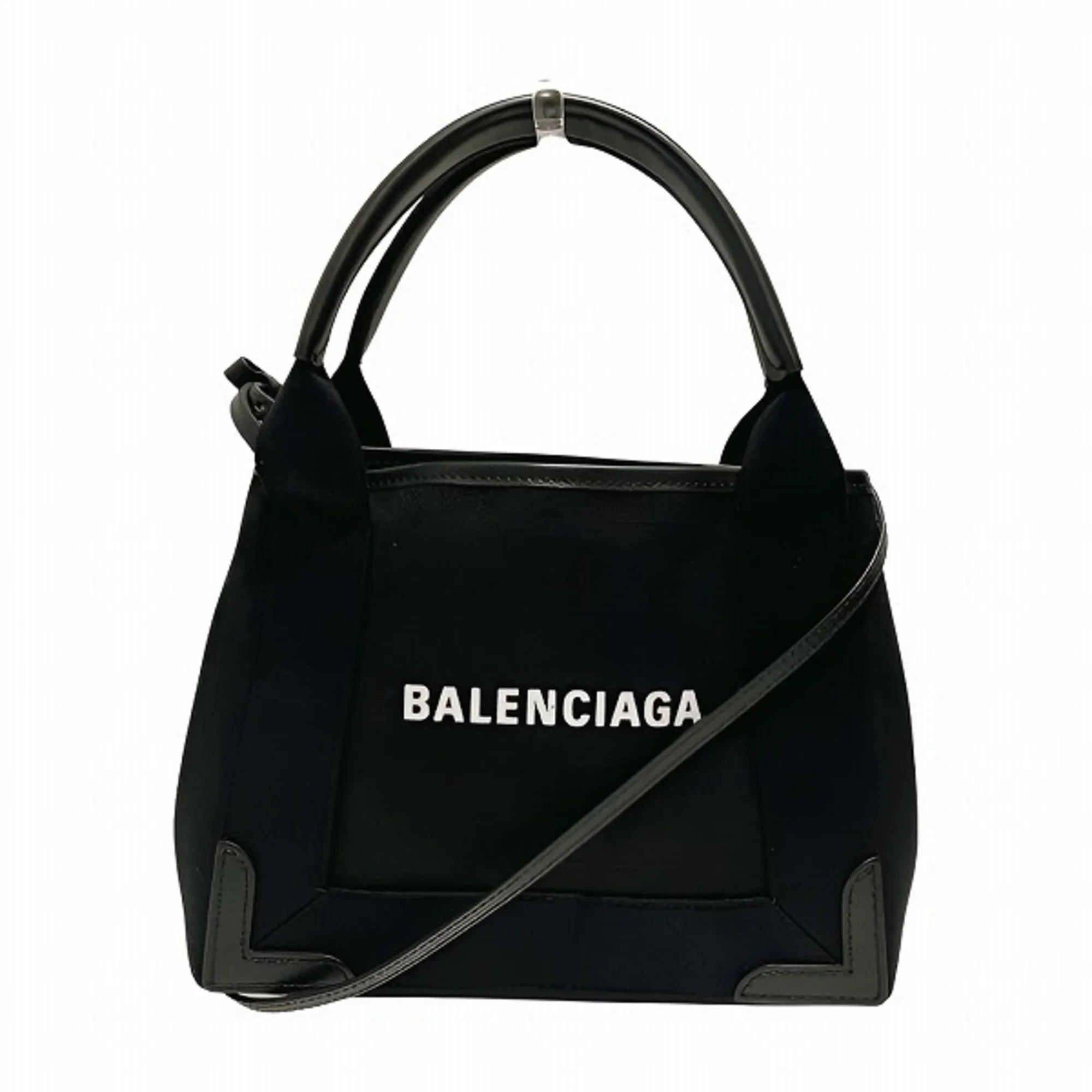 Balenciaga Ladies XS 2WAY Shoulder 390346 Handbag Bag Cabas Navy (Good) Pre-Owned