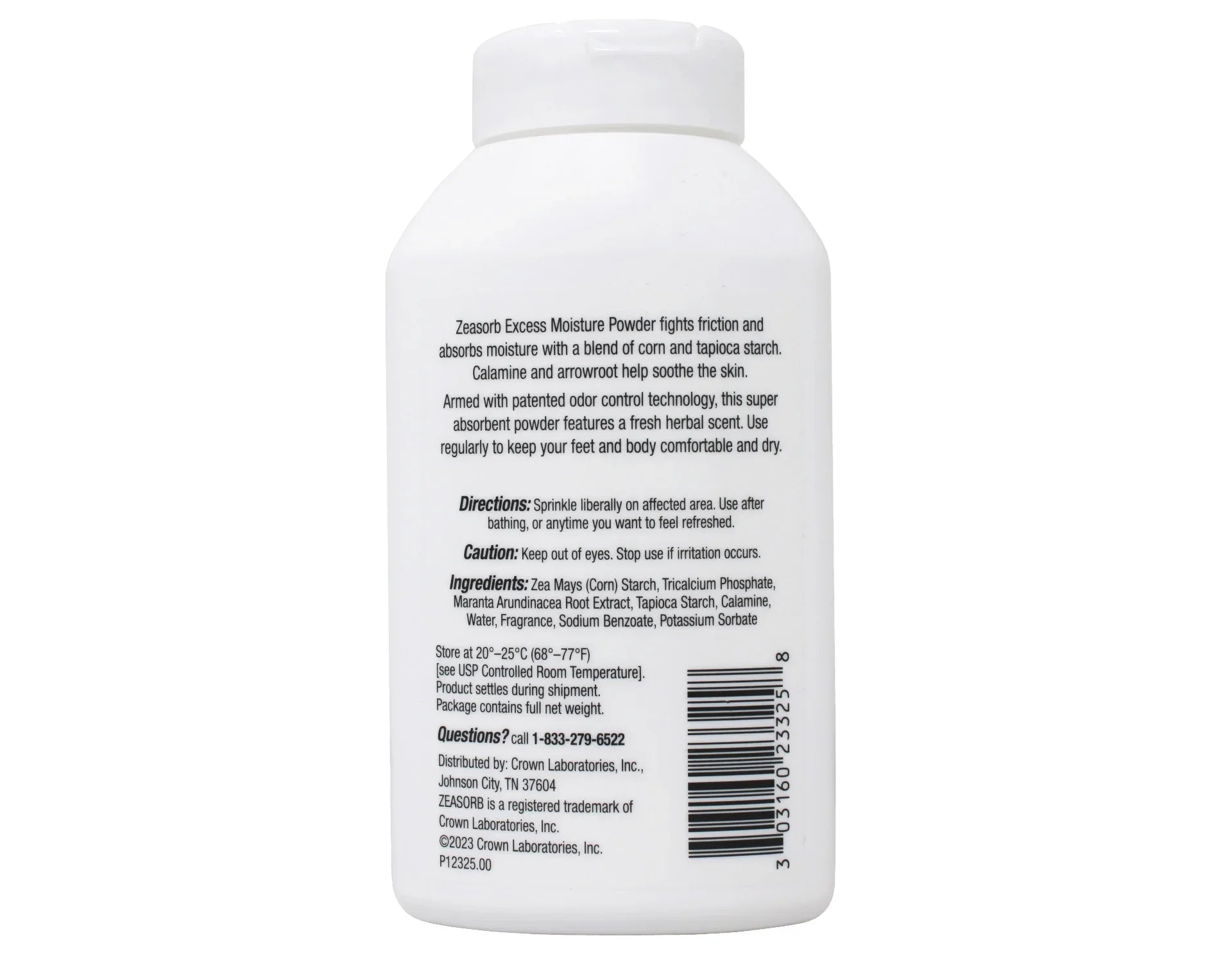 Zeasorb - 2.5-Ounce Pack Super Absorbent Bottle Powder 6 Each Prevention