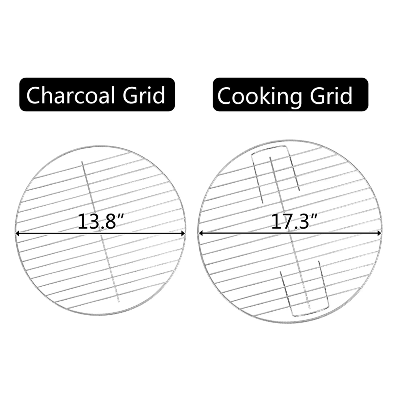 Charcoal on Storage Grill Area, Grill Steel w/ Cooking Wheels, Grill Camping inch with Grate 18 exterior BBQ