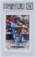 #535 St. Witnessed Topps Certified Authenticated Goldschmidt Paul - Autographed 2 2022 Card Inscription Louis MVP" Series Authentic 9/10 Fanatics Cardinals "22 Beckett Fanatics NL with