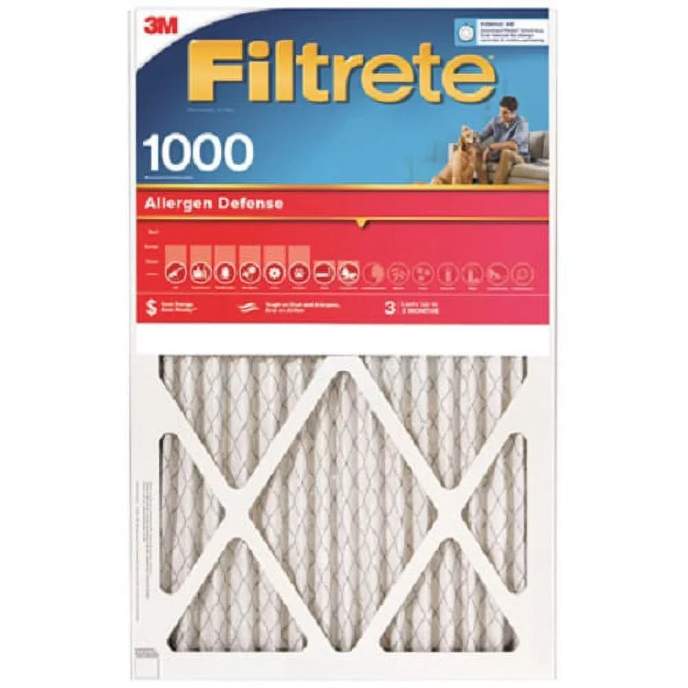 Filter 1" 1000 3M Filtrete x 3 Month x 4 Air 25" 9804-4 - Disposable MPR 14" of Quantity Pleated Red