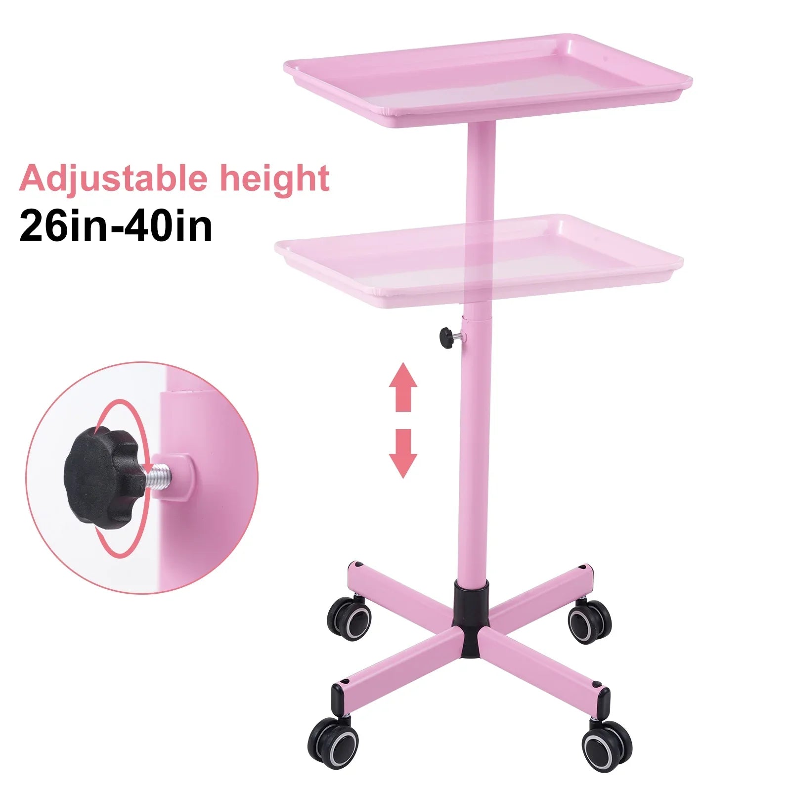 Professionals And - Wheels Hair Wheels Spas Beauty - Portable - Bestauty WheelsAdjustable Salon Convenient Color Salon Hair Cart SalonHair Hair Salons Shelf,Use Storage Hair Clinic By