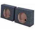 Pack) Car QTW10 QPower Box Sub Single Subwoofer 10" Audio Sealed Enclosures (2