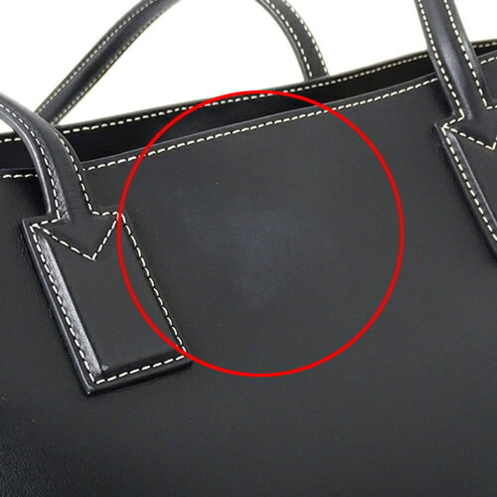 Pre-Owned shoulder Burberry tote black BURBERRY (Good) ladies bag 8052726 leather