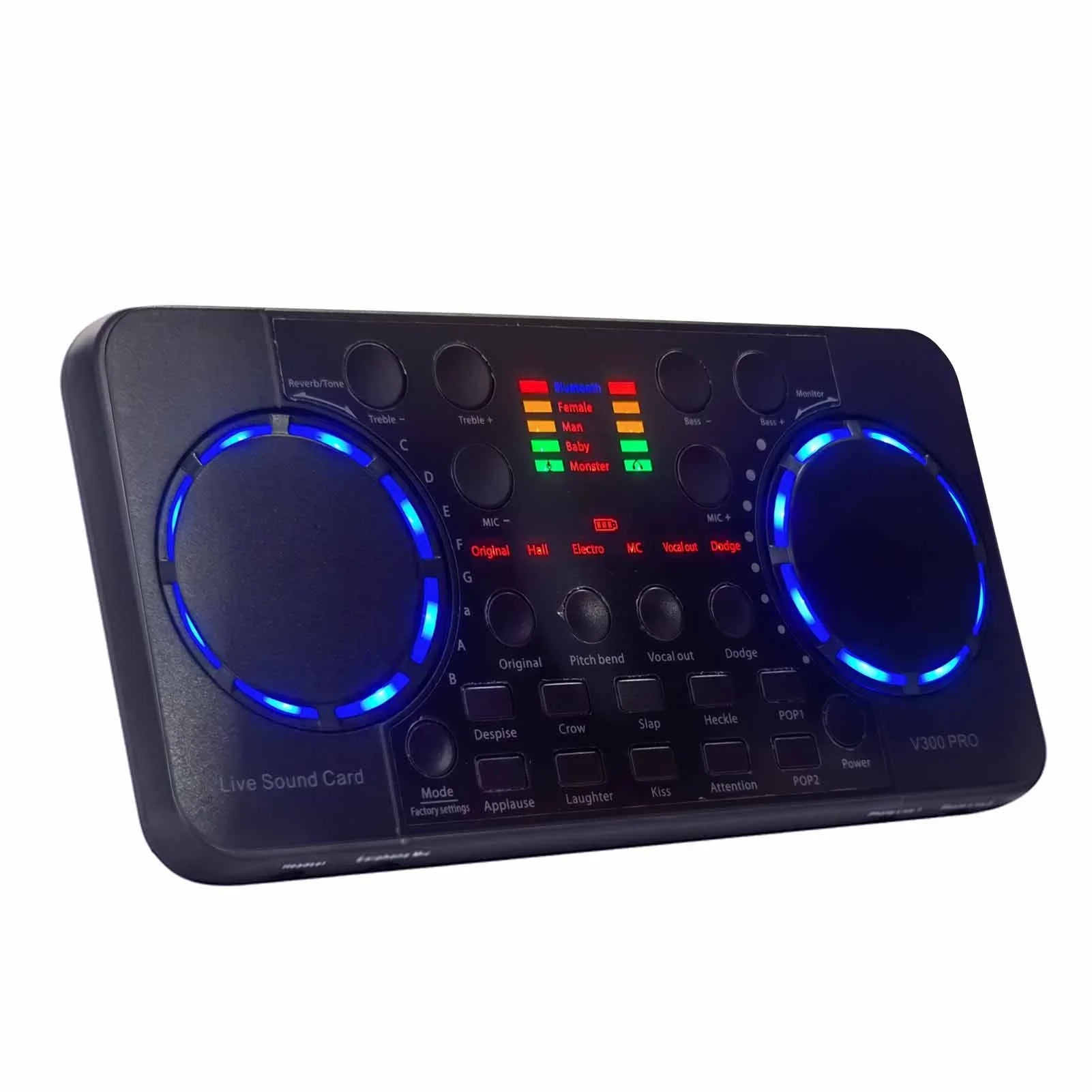 Broadcasting/ Multifunctional Sound V300 Rechargeable for Sound Smart Recording SingingLive Live and with Pro Compatible Phone Voice GoolRC Computer and