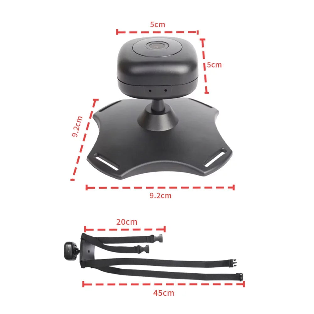 Night Mirror Baby Monitor Car 360° WiFi Vision Camera, USB Car Rotation Tomshoo Baby Powered