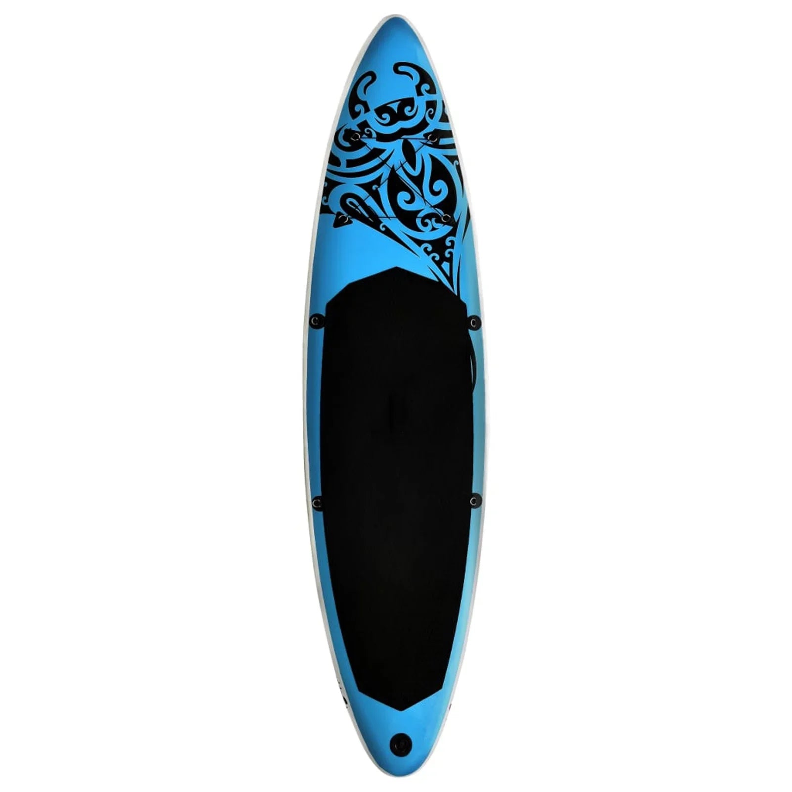 Inflatable 120.1"x29.9"x5.9" Paddleboard Blue Set Walmeck