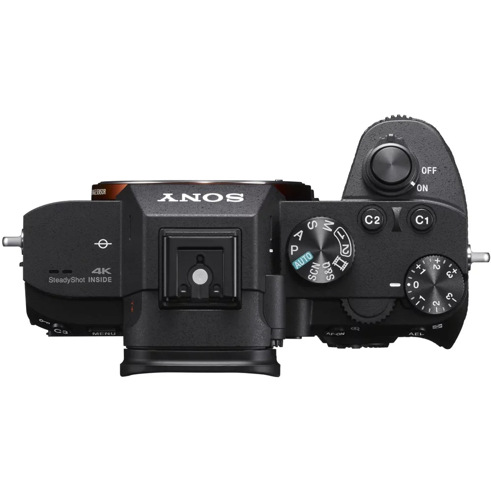 Mirrorless Flash & a7III Lens Bundle a7III Frame Full Accessory Camera Memory Interchangeable Body 24.2MP 64GB +