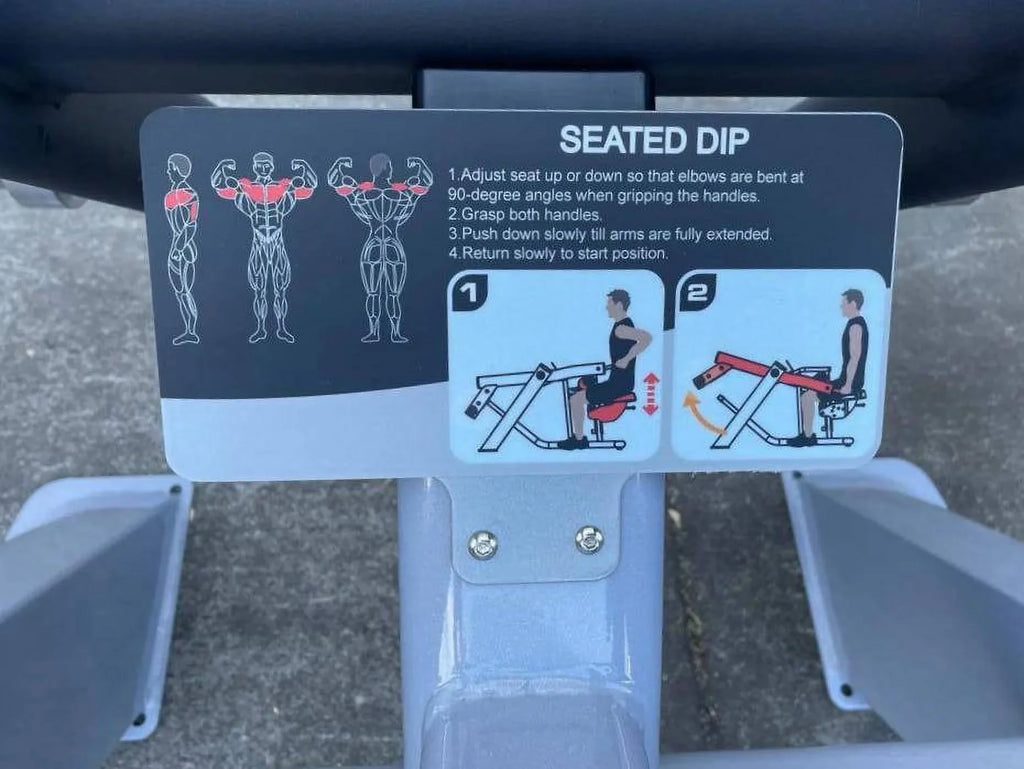 Seated French (New) Diablo Fitness Press Dip P/L / Tricep