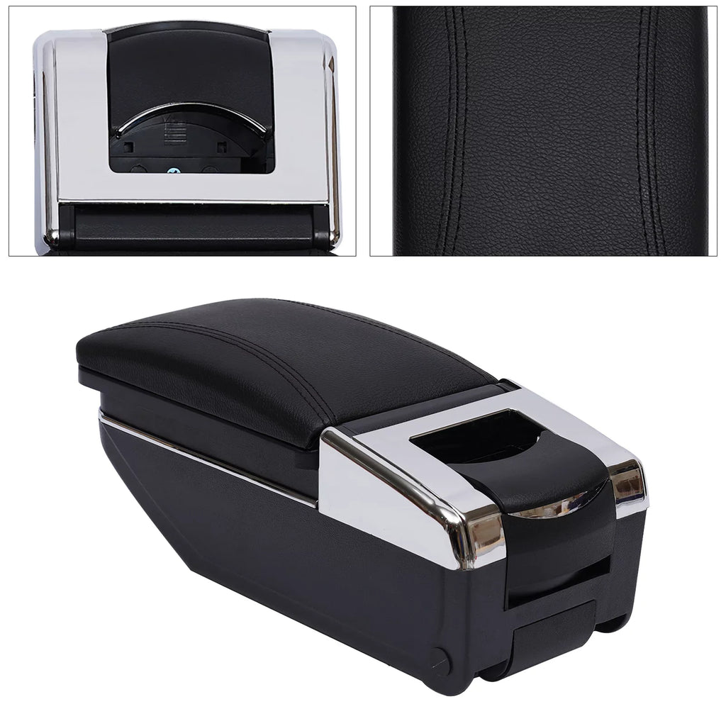 Center 07-2011 Storage Hatch Container Black Armrest Nissan Console Versa 2012 Box For