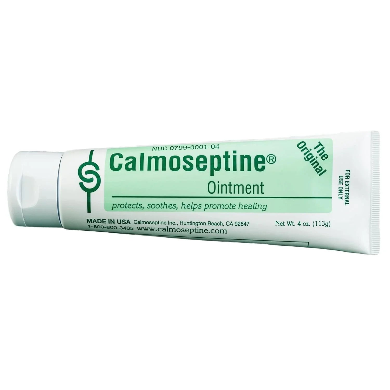 '- Cuts Oxide Zinc Barrier & Menthol Ointment Skincare 3 Healing Effective Pack Calmoseptine Wound Diaper with Itching Care, & for Moisture - for Oz, Skin Healthy Rashes, Irritation, 4 of Burn,