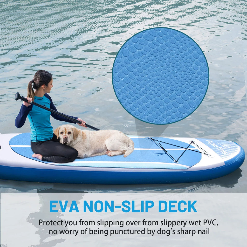 (6 Up APETHS 8'7" Carrying Board Backpack Accessories Thick) Paddle & Adults Paddle, with 3 Pump for Board Board SUP Stand Fins, Inflatable Paddle Adjustable inch