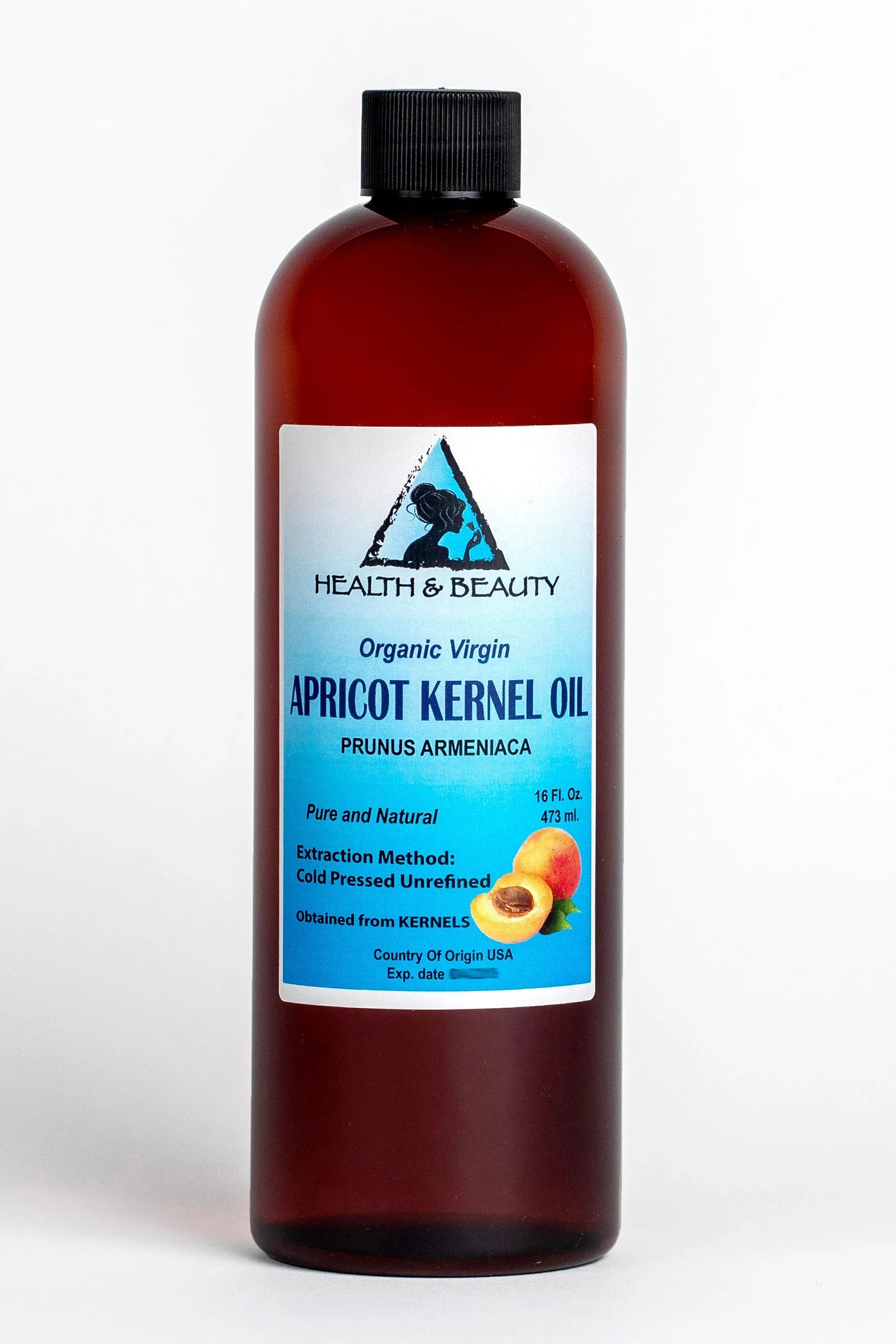 Unrefined Virgin Pressed oz Natural Raw Apricot 32 Pure Oil Cold Organic Kernel