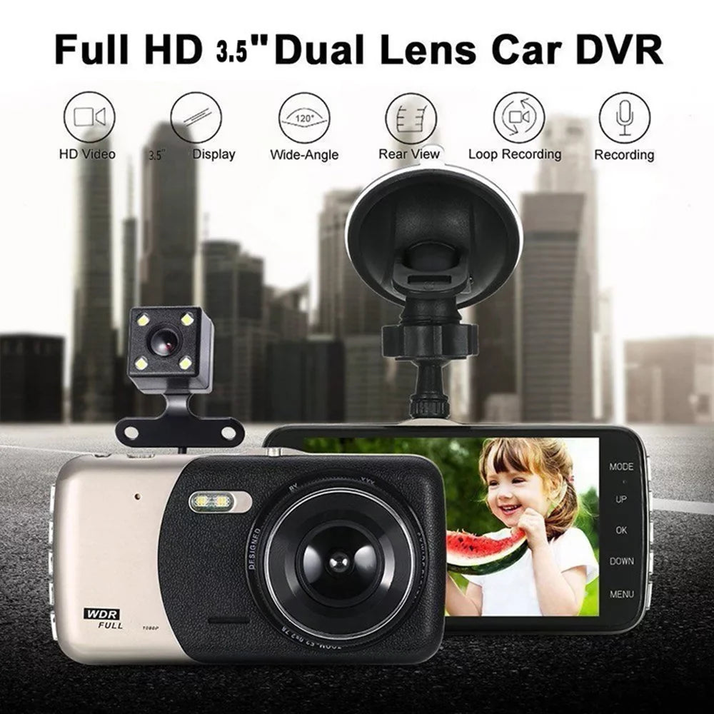Camera Dash Dashboard and Night Dual Wide with Cam Dash Front Mabozo Camera Rear,Driving Recorder 170° HD Vision Backup Angle Cam Full