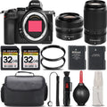 Z5 Nikon Backup Kit Case 50-250mm Lens Version UV f/4-6.3 Storage + 64GB + Cleaning VR + + 24-50mm f/4.5-6.3 - + Lens + with Filter International Battery Mirrorless