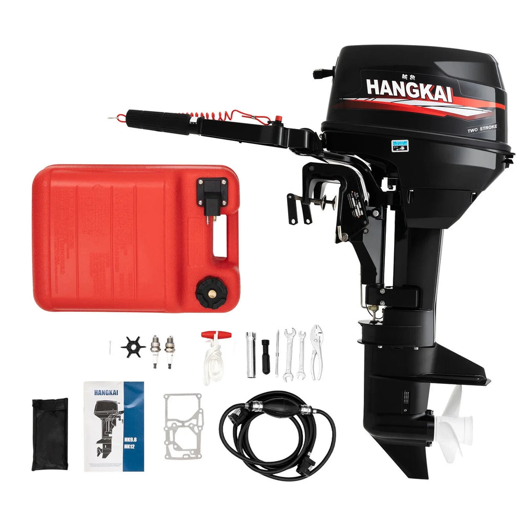 System (2 Motor, Stroke Cooling 12 2 Fishing Boat 12 System w/CDI Stroke hp liquid Heavy Motor Outboard Engine Boat 169cc hp) Duty