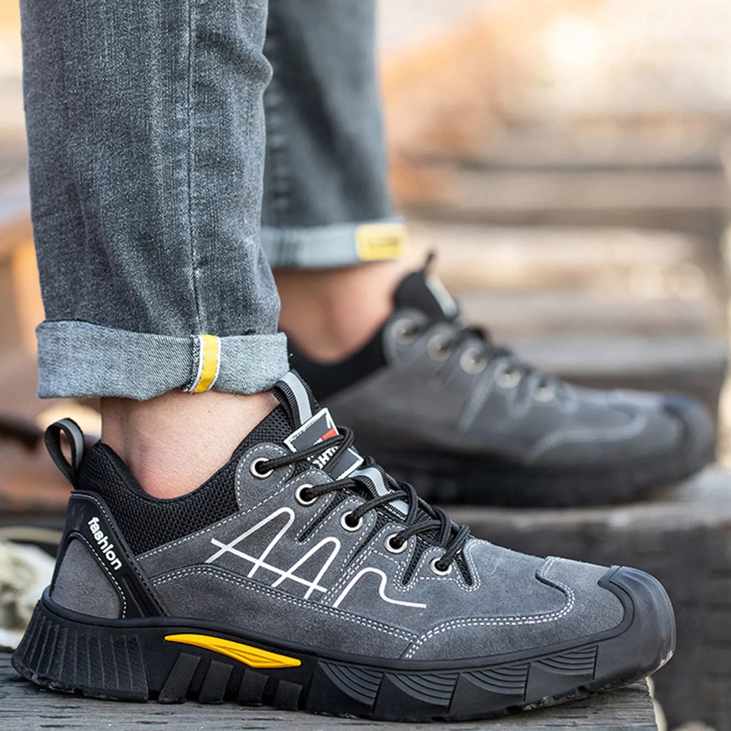 Safety Steel Men9.5/Women10.5 Shoe Tanleewa dimension Toe Sneakers Lightweight Men Shoes Work for