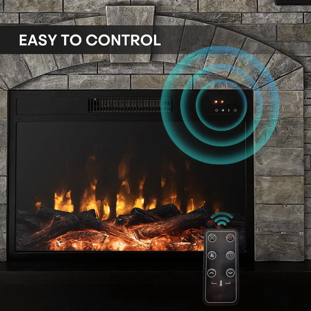 Infrared with Gray Freestanding, Mountain Stone 45" Mantel Cloud Fireplace Electric