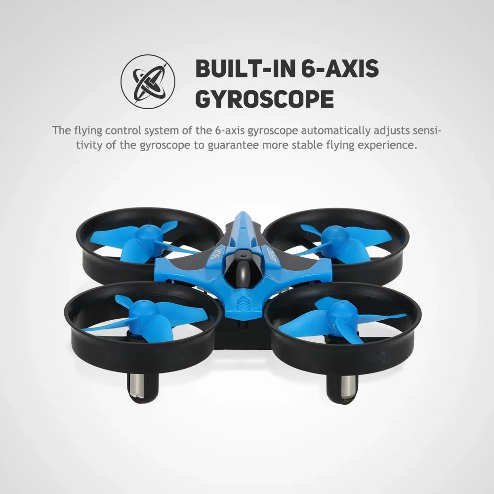 6- 4CH H36 Quadcopter Gyro 3D-Flip -Crush RC Return One-Key RTF UFO Drone JJR/C Headless 2.4G Mode