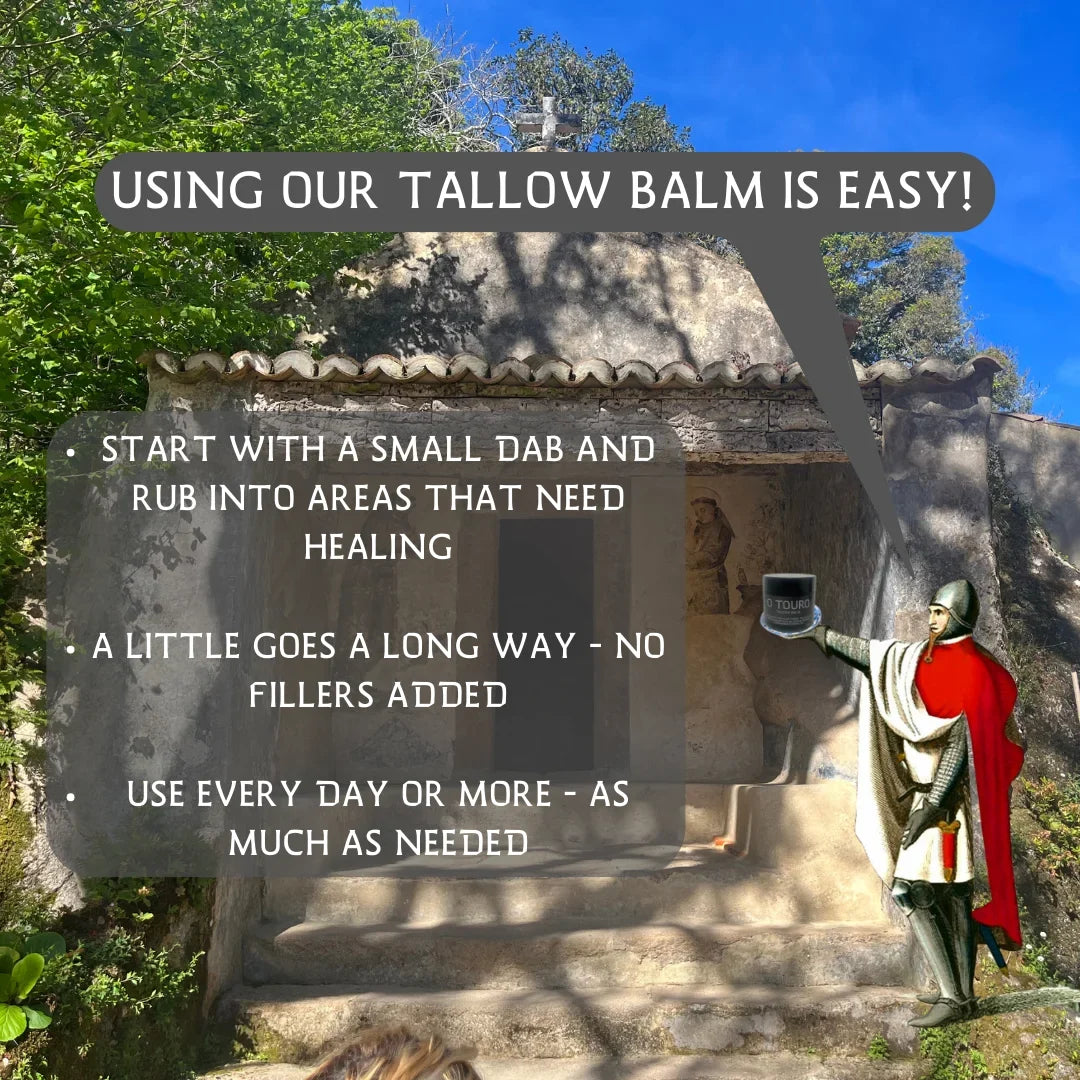 Organic All 2 Handmade Premium Skin for Balm Frankincense Grass 100% Tallow Types Fed oz with