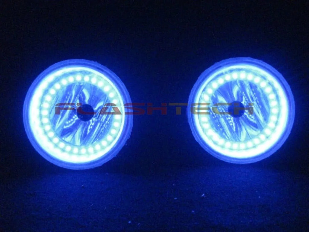 Kit V.3 with Halo for Change Multi Color Fusion RGB Remote Flashtech Wifi Caliber Fog Dodge Light Ring 07-12 Color LED