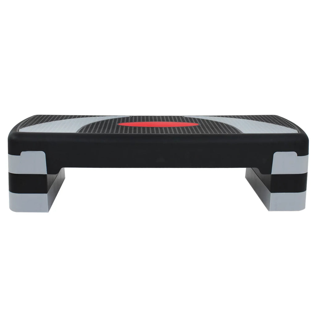 Step w/Risers Exercise Adjustable Stepper Platform in Aerobic & Fitness Stepper Trainer Workout 31"