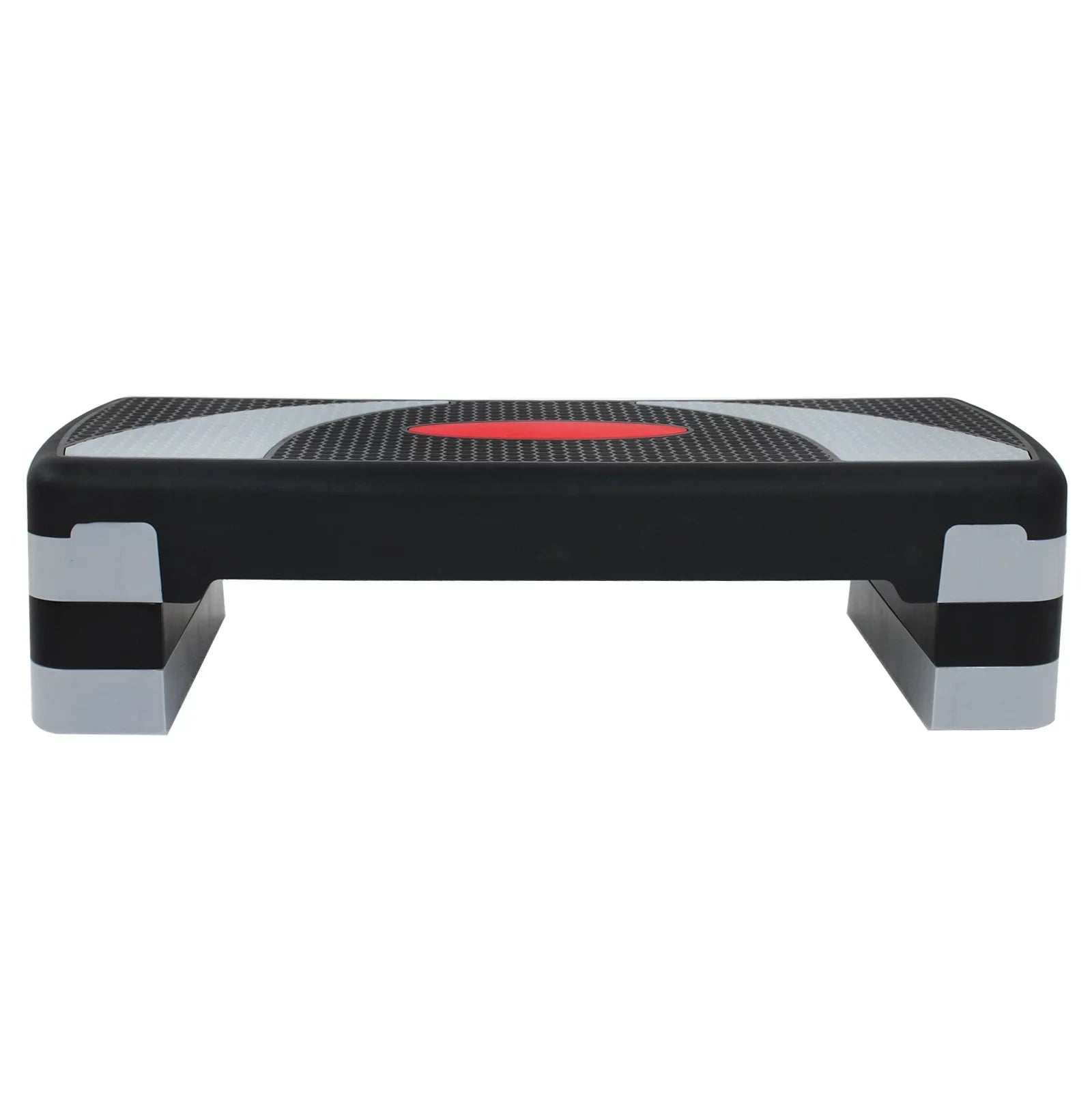 Step w/Risers Exercise Adjustable Stepper Platform in Aerobic & Fitness Stepper Trainer Workout 31"