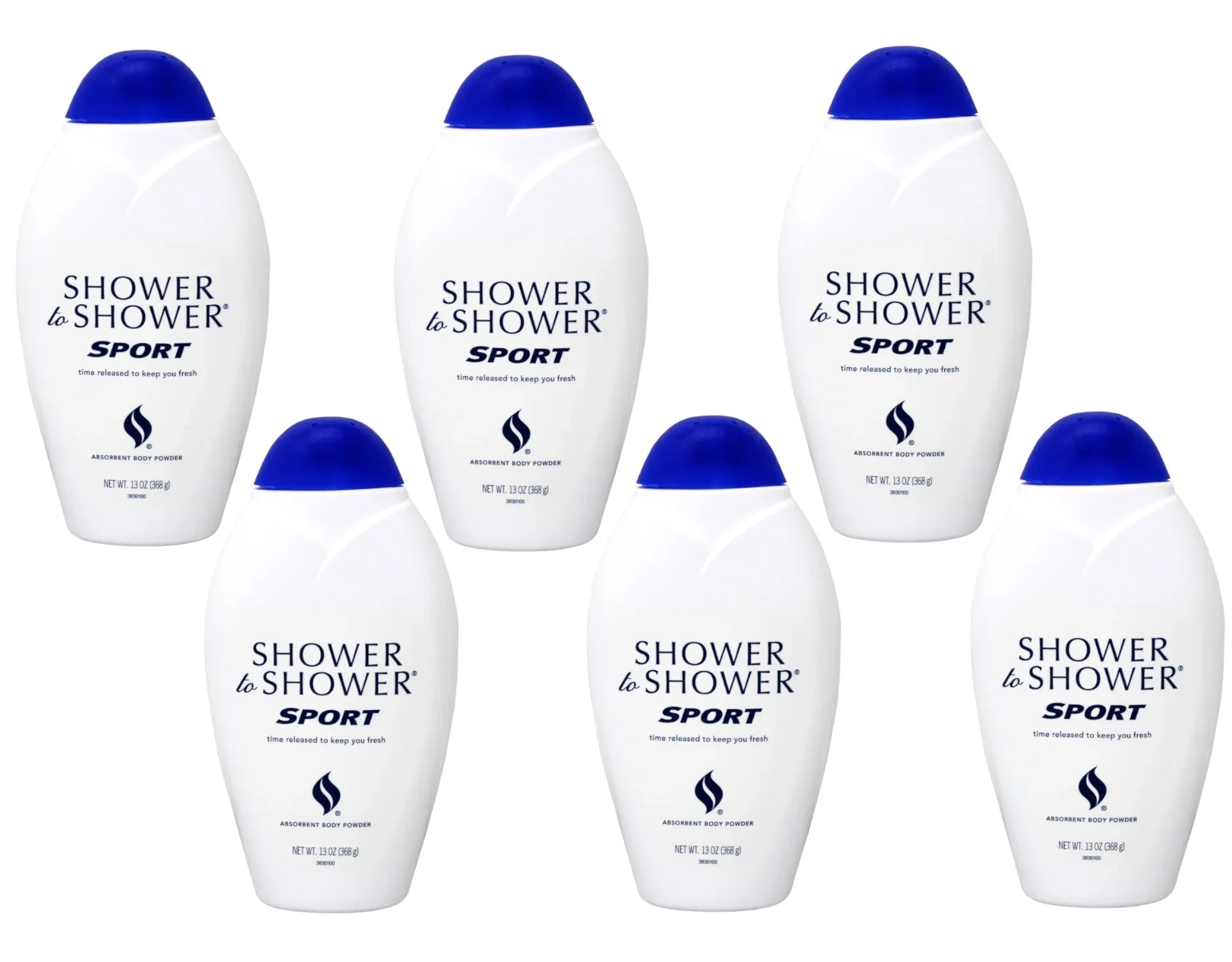Sport, of oz Shower To Shower Body 13 (Pack 6) Powder