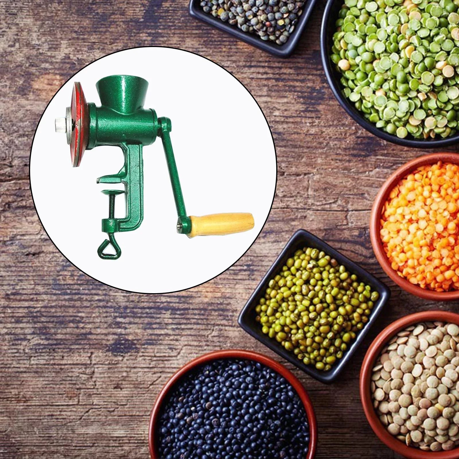 Bean Mill Manual Mill Pepper Peanut Grinder Barley Crusher Coarseness Coffee Grinder Wheat Adjustable