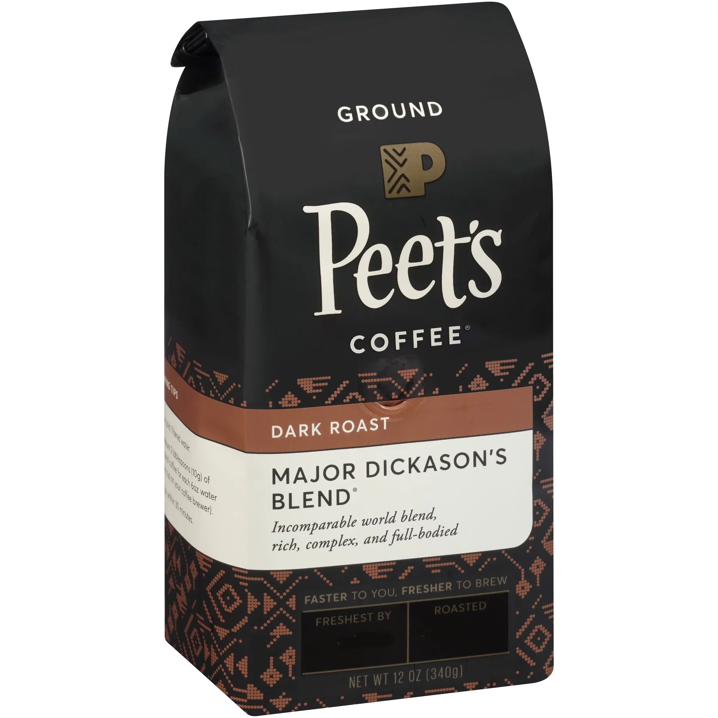 Dickason's Ground Major 12 Peet's Dark Coffee, Roast Blend oz. Coffee