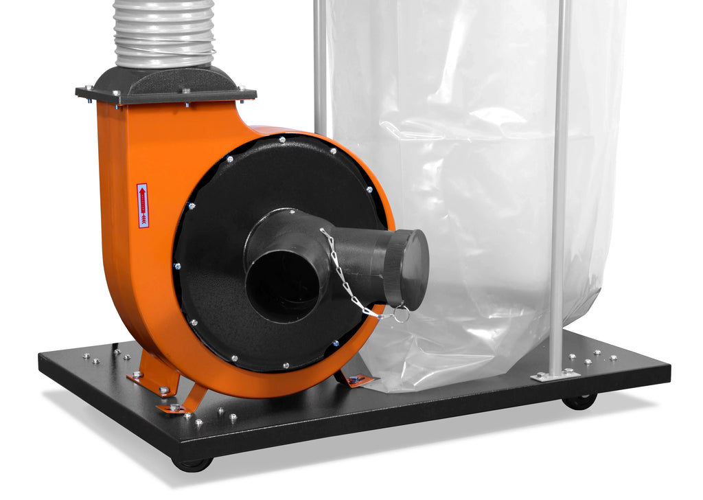 and WEN 5-Micron Dust Base 1,300 14-Amp Collection Woodworking Mobile CFM Bag with Collector 50-Gallon