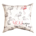 Pillow Flamingo Be Climaweave 18" Younique