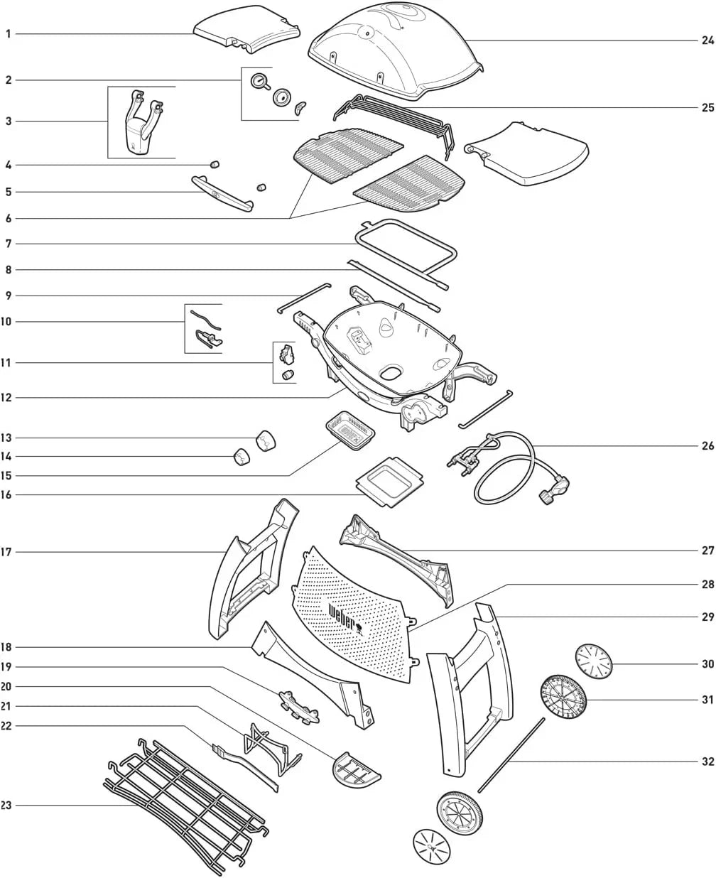 Weber Replacement Igniter Kit 80452 Grill Gas Q320