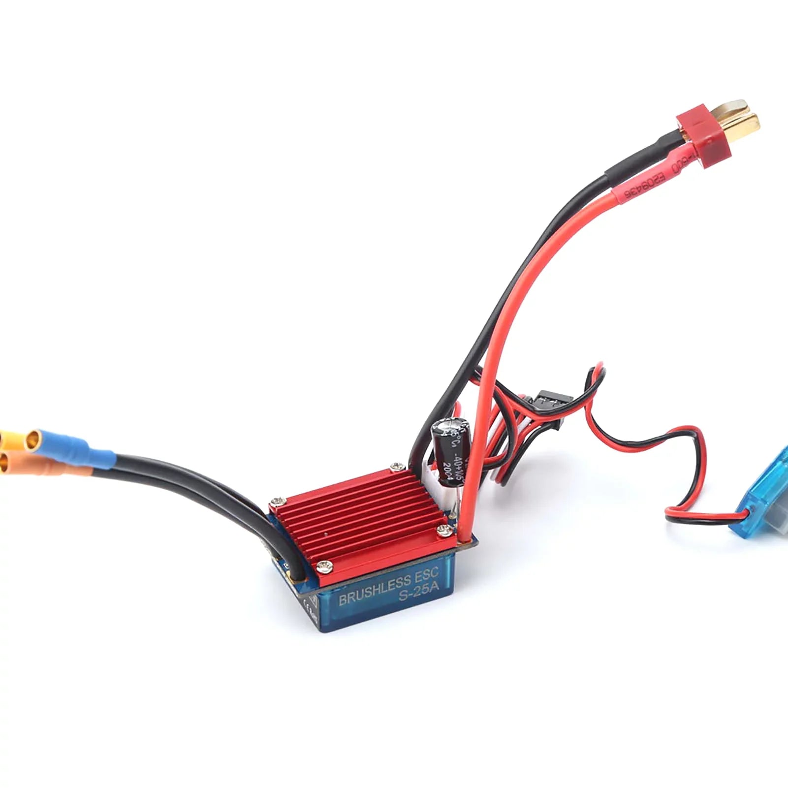 Meterk Truck with 7200KV Brushless 1/16 Motor ESC（Electric 4P Brushless Car RC Controller）for 25A Speed Sensorless 1/18 2430