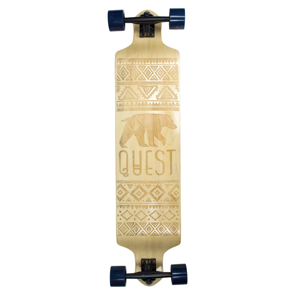 Drop Native California Etched 41" Longboard Board Quest Down