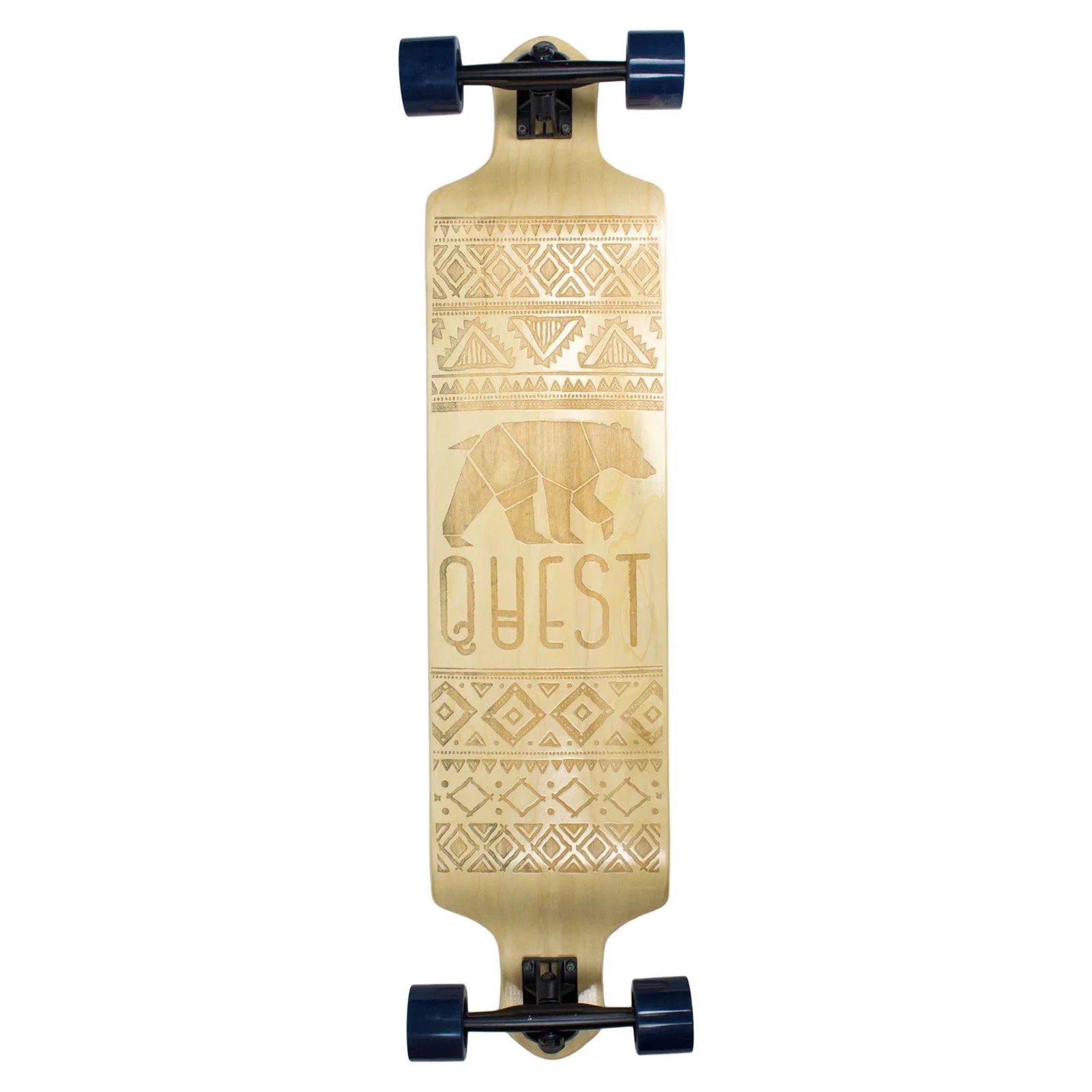 Drop Native California Etched 41" Longboard Board Quest Down