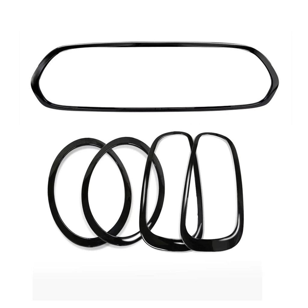 Fog Grille Light Cooper F56 Mini Frame Black Front F57 S F55 + & Rear For Cover Trim