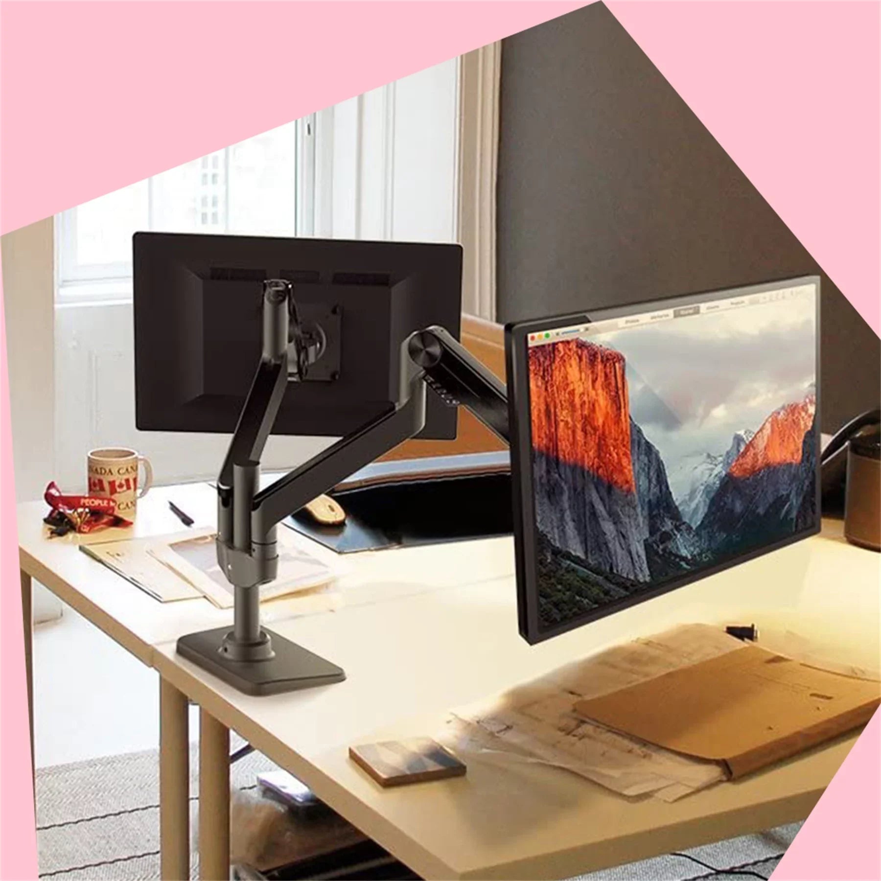 Premium Stand Dual Monitor