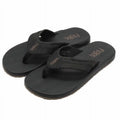dimension Sandals, Black-Tan 9, Flojos Men's Flop Flip
