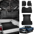 Fit Storage) Flat 2015-2024 F-150 Bed F150 Liner Mat Truck Lightning Cab Fold Long SuperCrew Bed 6.5Ft (Fit W/O